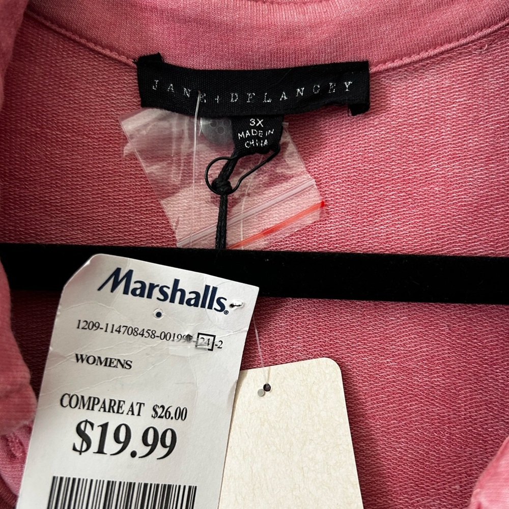 Jane and Delancey Rose-Pink Lightweight Shirt Jacket - Picture 2 of 3